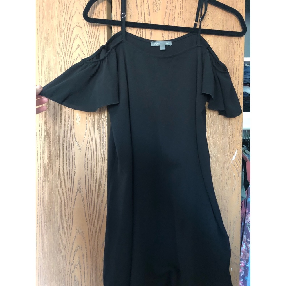 black off the shoulder dress!